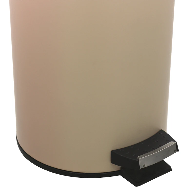 Профессиональное изготовление на открытом воздухе Блестящий Золотой Металл педаль маленькое мусорное ведро для кухни из нержавеющей стали для мусора для ванной комнаты