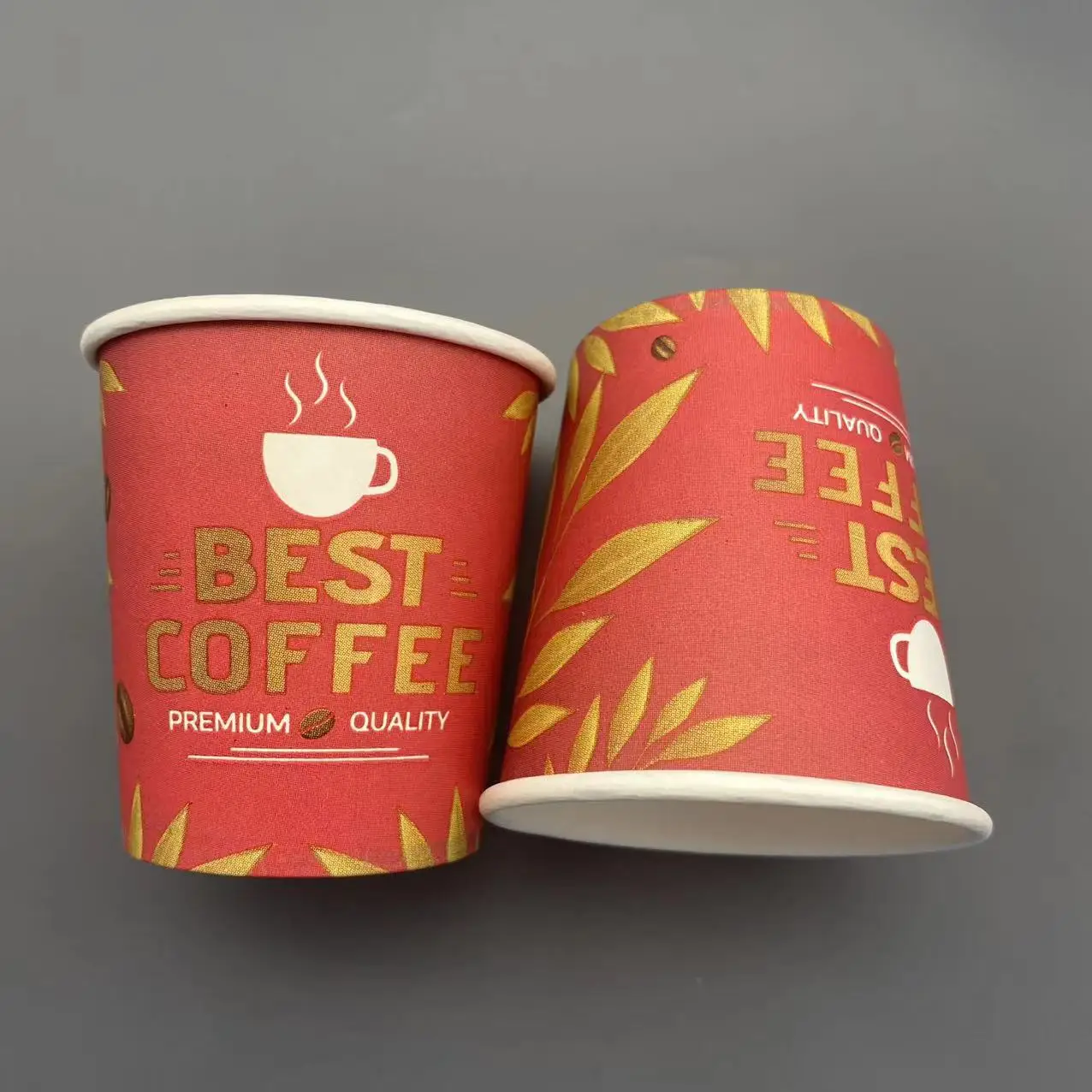 6oz supplier paper cup custom paper cup for coffees paper hot drink cup disposable Waterproof Wood Pulp Offset Printing