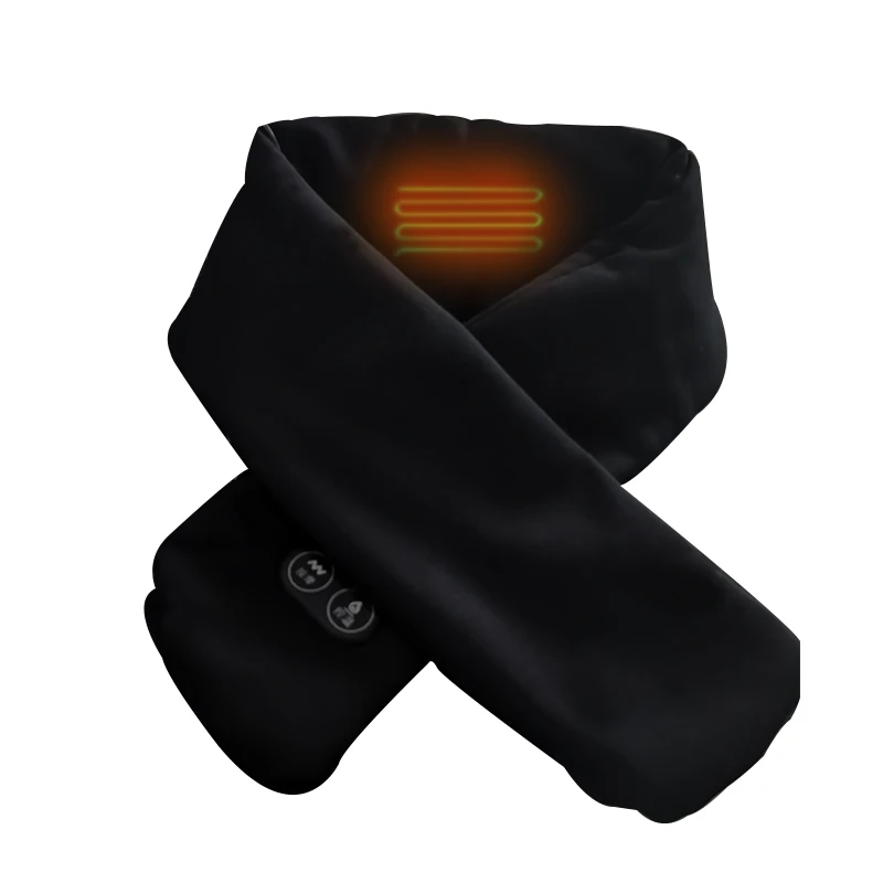 Heating and vibration electric scarf Warm Neck Wrap Rechargeable Battery USB upgraded Winter Heating Scarfs