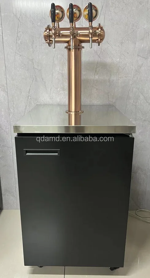 Нержавеющая сталь 4 краны Kegerator диспенсер холодильник пивные кегераторы