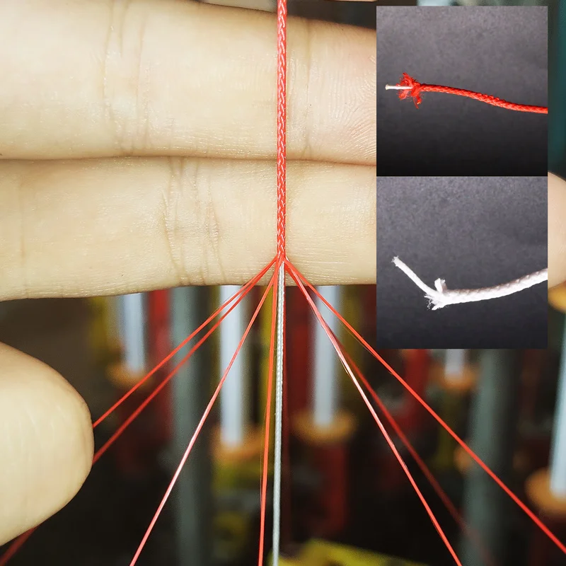 60LB 80LB 100LB 140LB 200LB Kevlar 8 Strand Cored PE Asist Line Fishing Tackle For Jigging Fishing