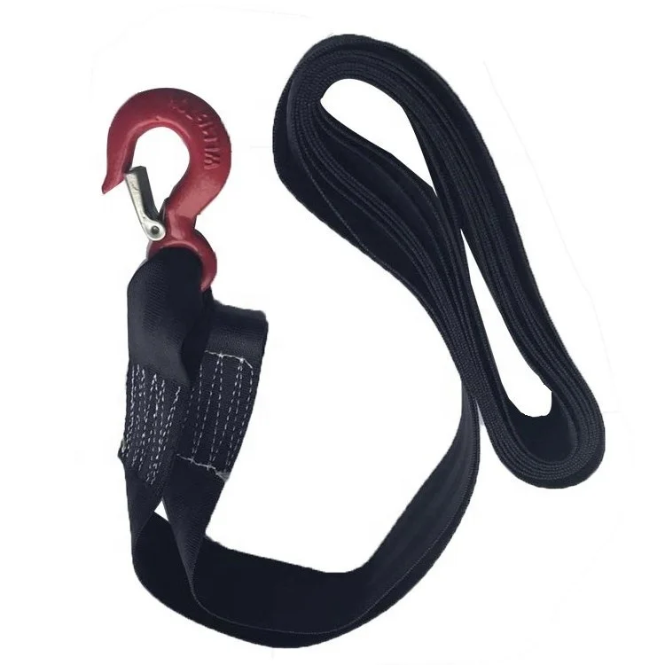 Cheap price  boat accessories and parts trailer winch webbing w/hook  for yacht/sail/car/ship