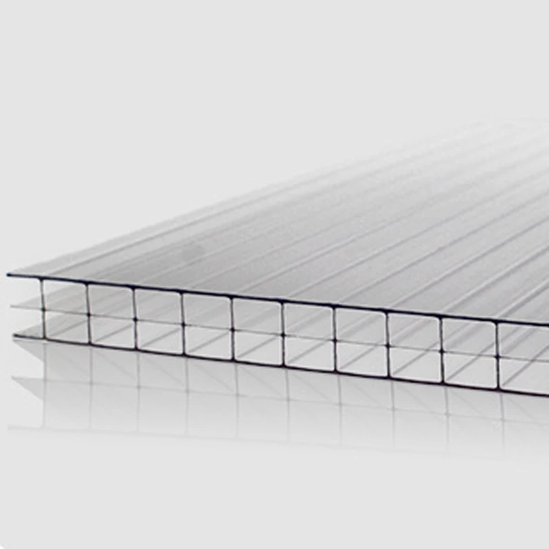 PC Hollow Polycarbonate Sheets for Gardens Greenhouse Polycarbonate Hollow Sheet HOLLOW Polycarbonate Plastic Roofing Sheet
