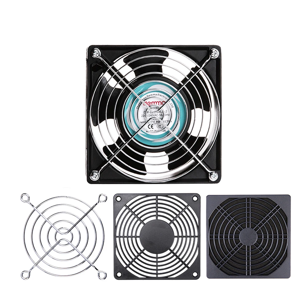 Axial Fan Plastic Mesh Cover Metal Protective Protection Mesh Cover Iron Mesh 12 Cm Cooling Fan