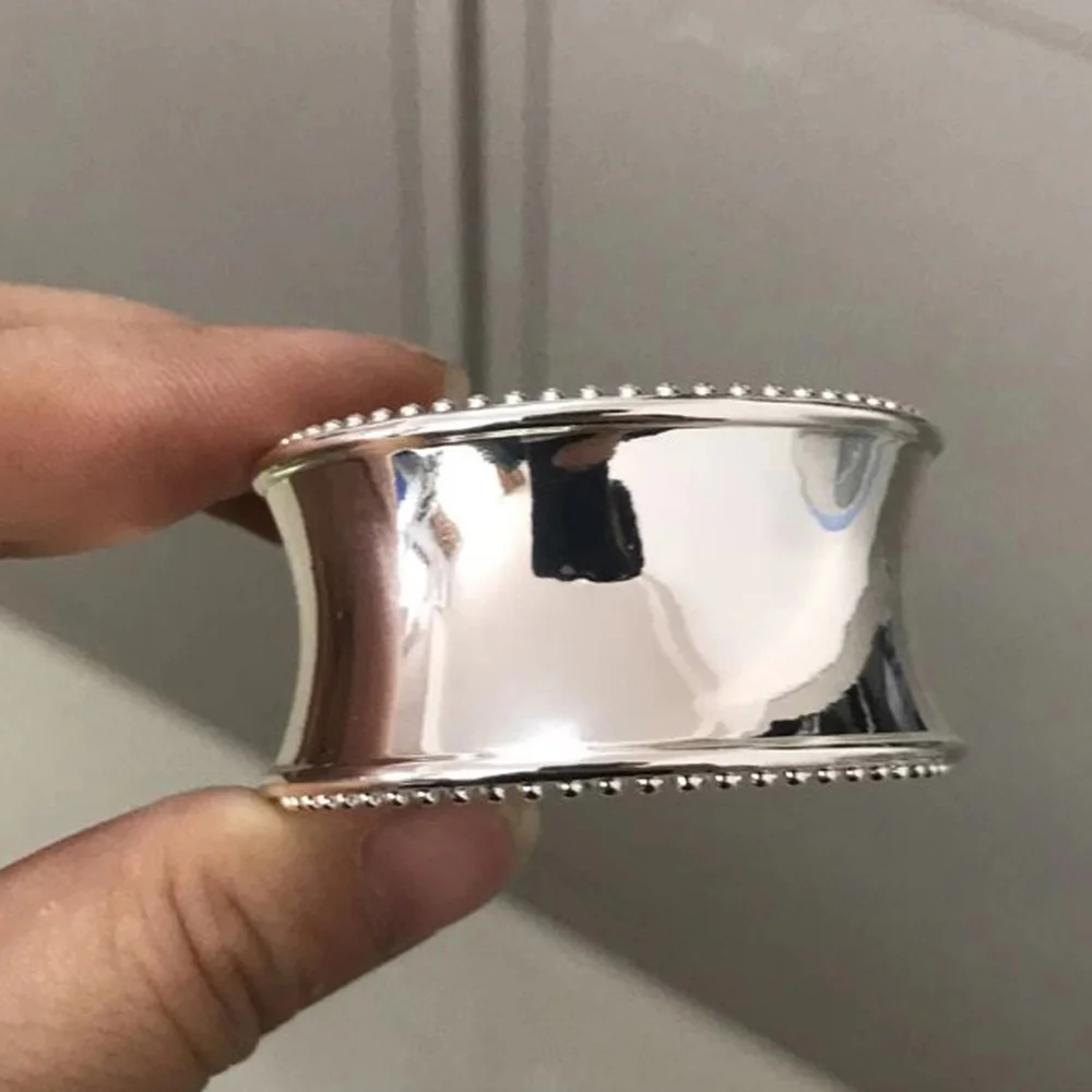 Wholesale Gold Accessories Napkin Rings Metal Elegant Wedding Napkin Rings Hotel Table Decoration