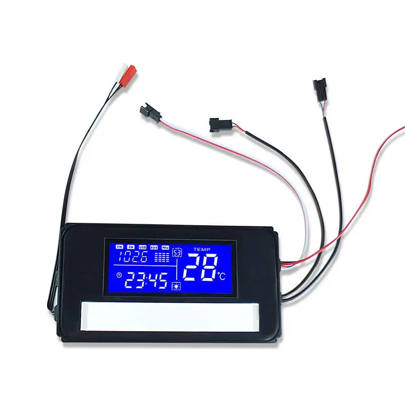 6 Button Multifunctional Led Vanity Mirrors Dc12-24V 5A Hotel Custom Lighted Bath Bathroom Led Mirror Touch Sensor Switch