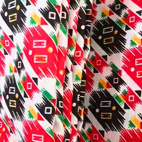 African market cheap price 55gsm 65gsm woven polyester pigment printed fabric
