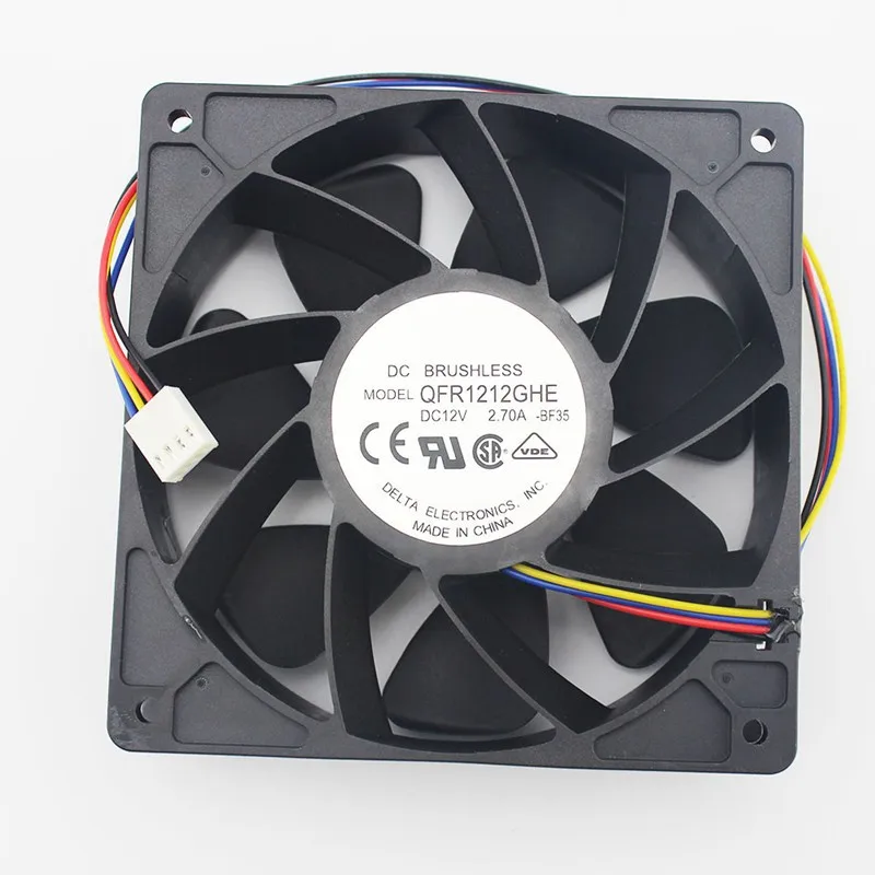 In stock 6000 RPM replacement Cooling Fan 12cm PWM Fan for S7 S9 T9 L3 D3 A3 temperate control  fast shipping