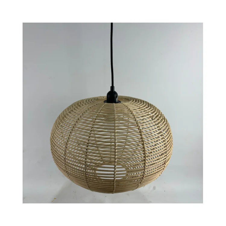 Wholesale Price Lighting Fixture Rattan Lampshade Natural Decorative For Interior Decoration Latest Design Made In Vietnam