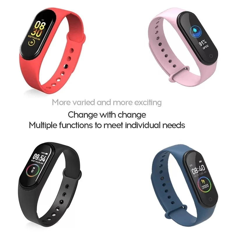 M5 Band 5 Fitness Tracker Heart Rate Sleep Blood Pressure Waterproof Smartwatch Wristband Fitness Tracker Smart Watch Bracelet