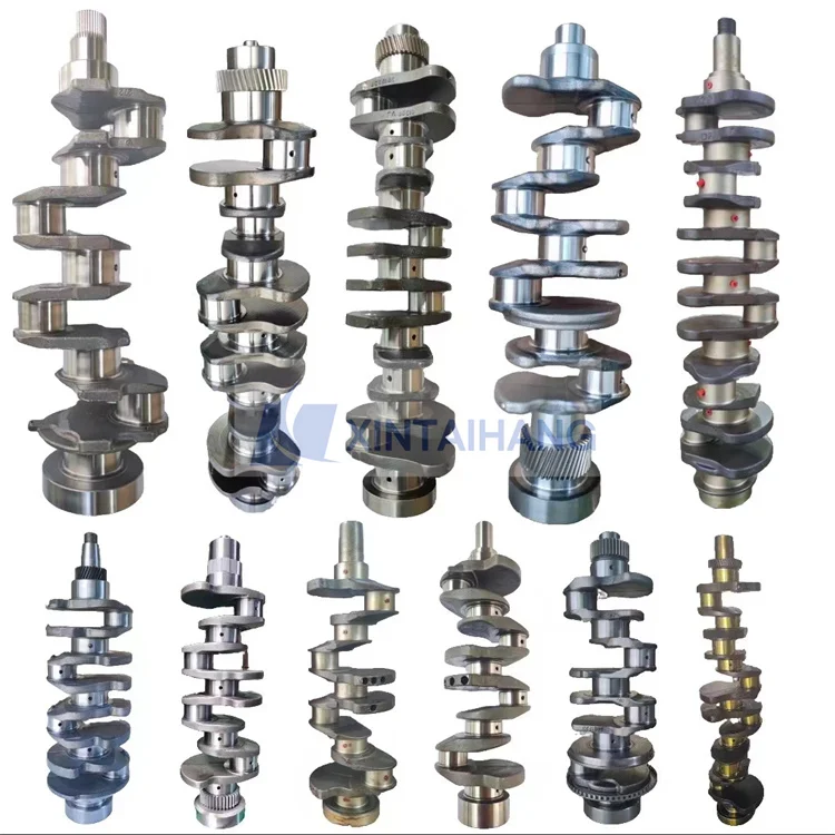 Forged Steel Engine Shaft BF4M2012 Building Material Industries-Crankshaft 4D32 4DE30 4D31 4D33 4D34 4D35 4D55 4D56 4M40 S4Q