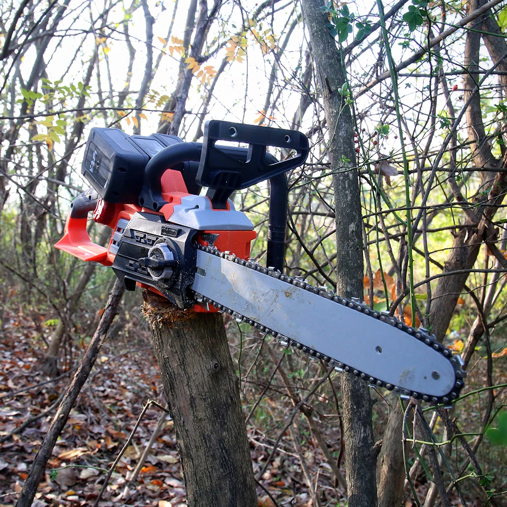 36V Lithium battery chain saw with brush motor