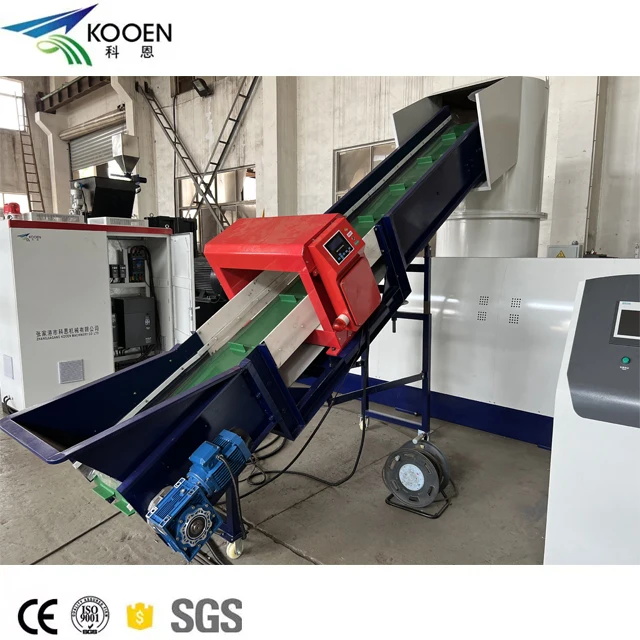 Automatic PP PE pellet making machine waste plastic recycling pelletizing line plastic granulating machine