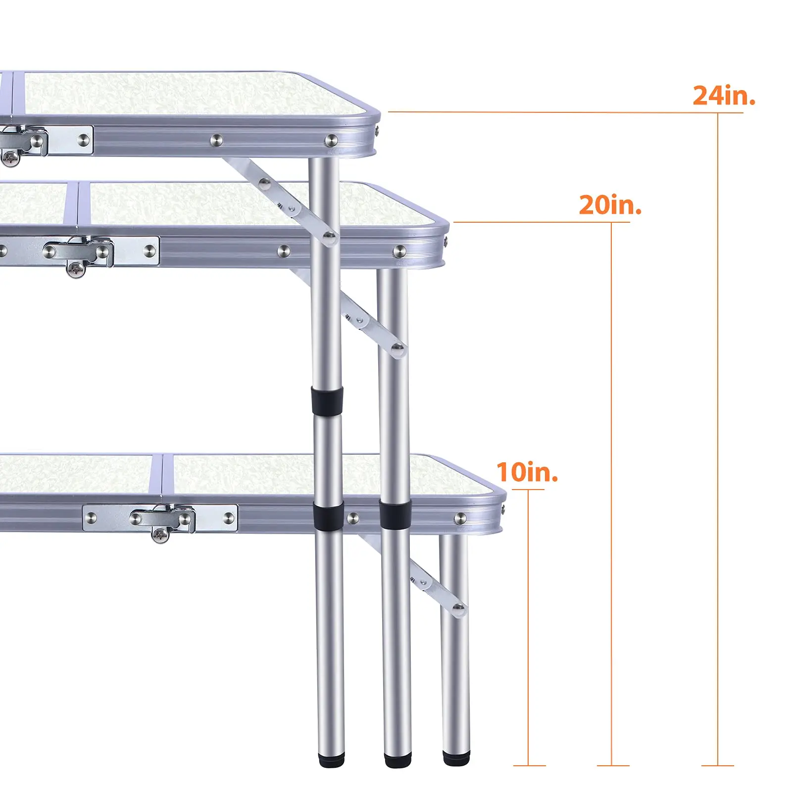 Modern Outdoor Hotel Modern Garden 60*45 cm Fold Low Aluminium Picnic Table With Bench