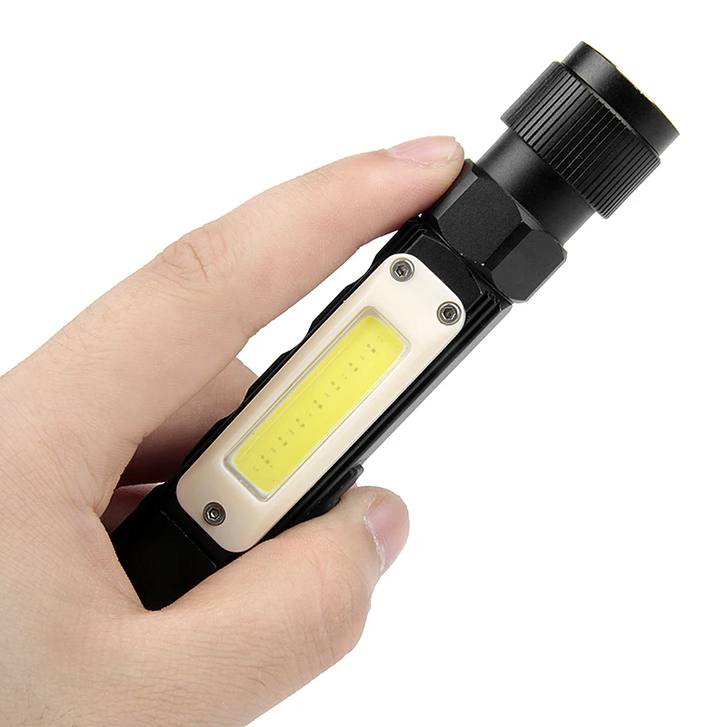 New Folding and Rotating USB Charging Multifunctional Rechargeable Inspection Lamp Led Flashlight COB Working Light 18650 DC 80