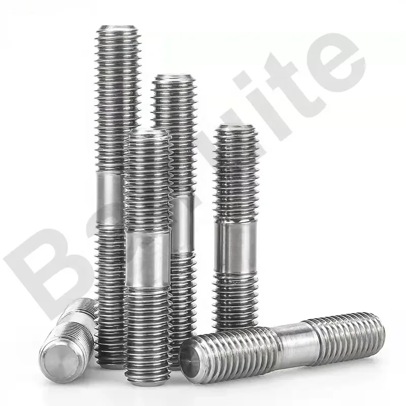 DIN938 Gr2/Gr5  titanium stud bolts