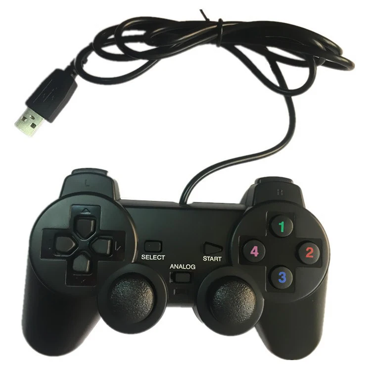 Прямые продажи с фабрики USB-контроллер PS2 геймпад джойстик для Play station 2 Rasberry pi компьютера ПК