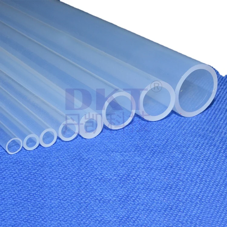 DKT Corrosion Resistance 3.96 mm*6.35 mm Plastic FEP Tubing For  High Purity Reagent Delivery Tube