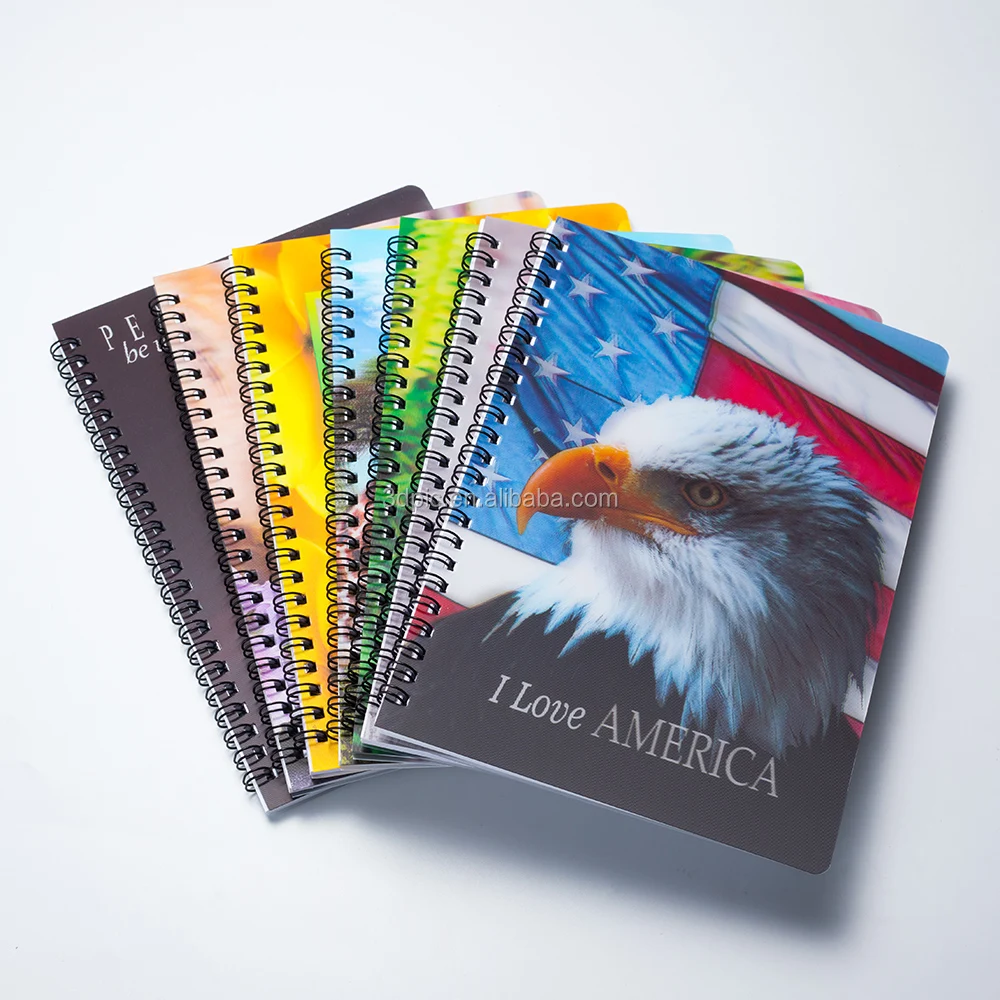 Lenticular 3d Notebook with Satellite Picture