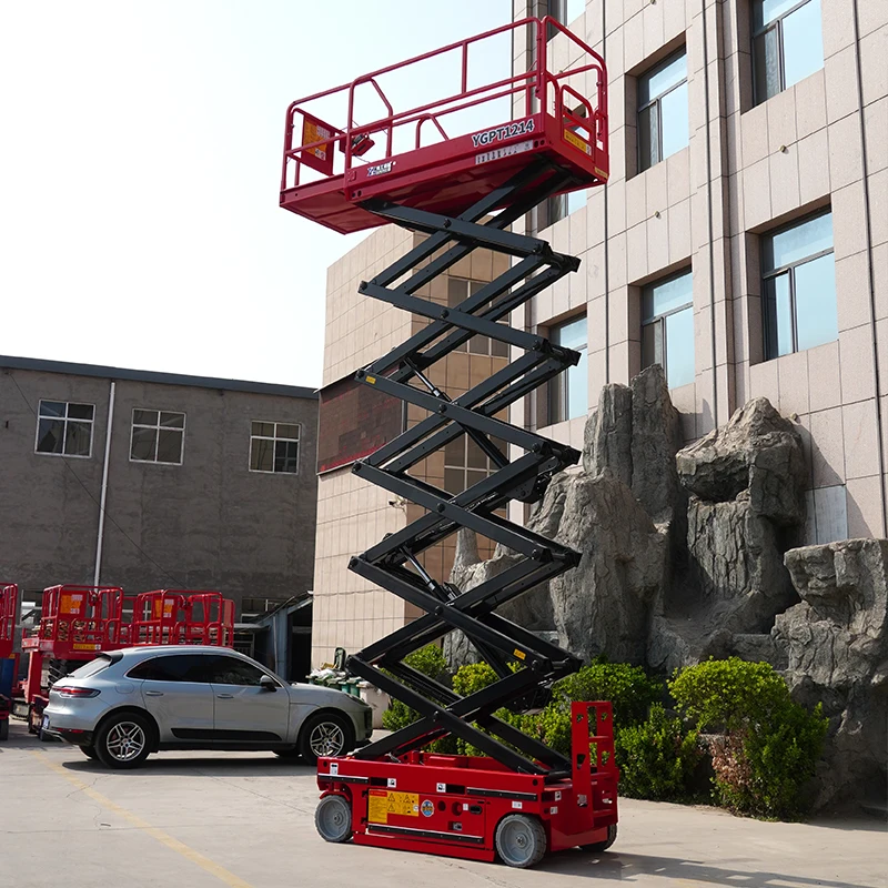 Scissor Lift Table Hydraulic 1~4M Lifting Height Electric Scissor Lift Table
