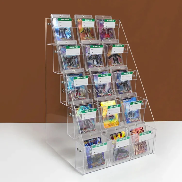 Dismounting Acrylic Pen Display Stand  With Price Slot Supermarket Stationery Store Pencil Neutral Ladder Pagoda Display Rack