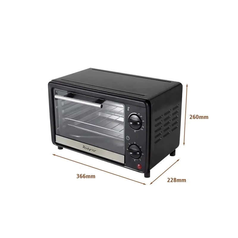 Professional Home Kitchen Countertop Oven Steam Baking Function Mini Electric Multifunction Heat-Resistant Tempered Glass Oven