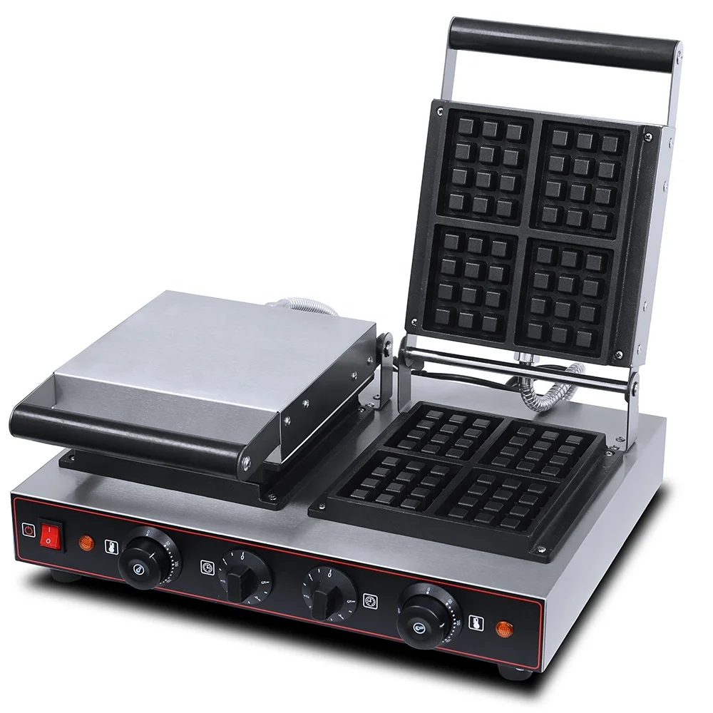 Professional Product Line Electric Professional Restaurant Waffle Making Machine Multifunctional Waffle Maker Automatic