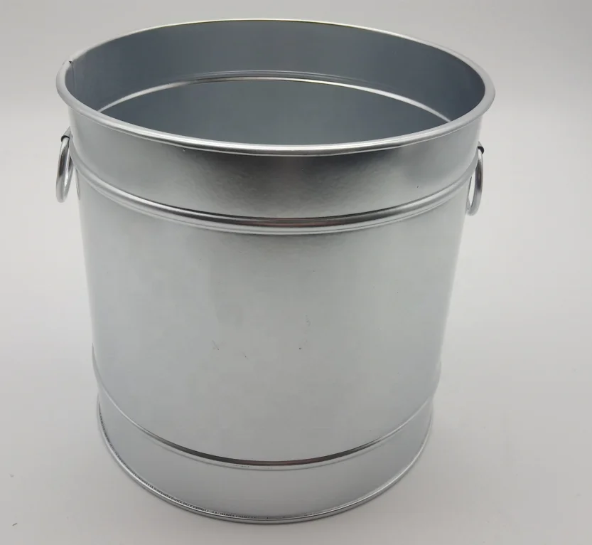 High Quality Useful Indoor And Outdoor Large Coal Bucket Black Meta Fireplace Ash Bucket