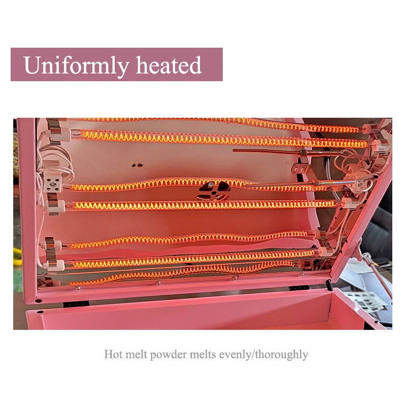 2025 Newest Pink A3+ 30cm DTF Powder Oven For PET Film Powder A3 DTF Dryer Heating Curing Dryer 33cm dtf Oven