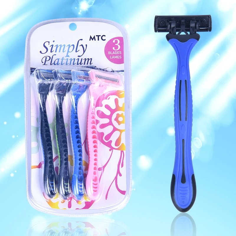 4 Pcs Ladies Razor Body Use High Quality Waterproof Triple Blades Disposable Razor Women Razor Set