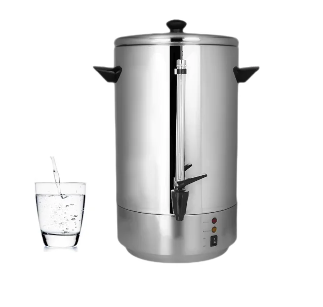 Customized Stainless Steel Water Boiler 20L Hotel Restaurant Hot Water Urn Electric Mulled Wine Warmer