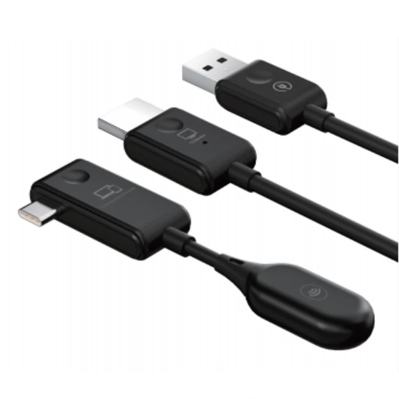 Wireless USB C HDMI In Screen Mirroring Dongle Driver Free Plug and Play Miracast Tool for Monitor TV