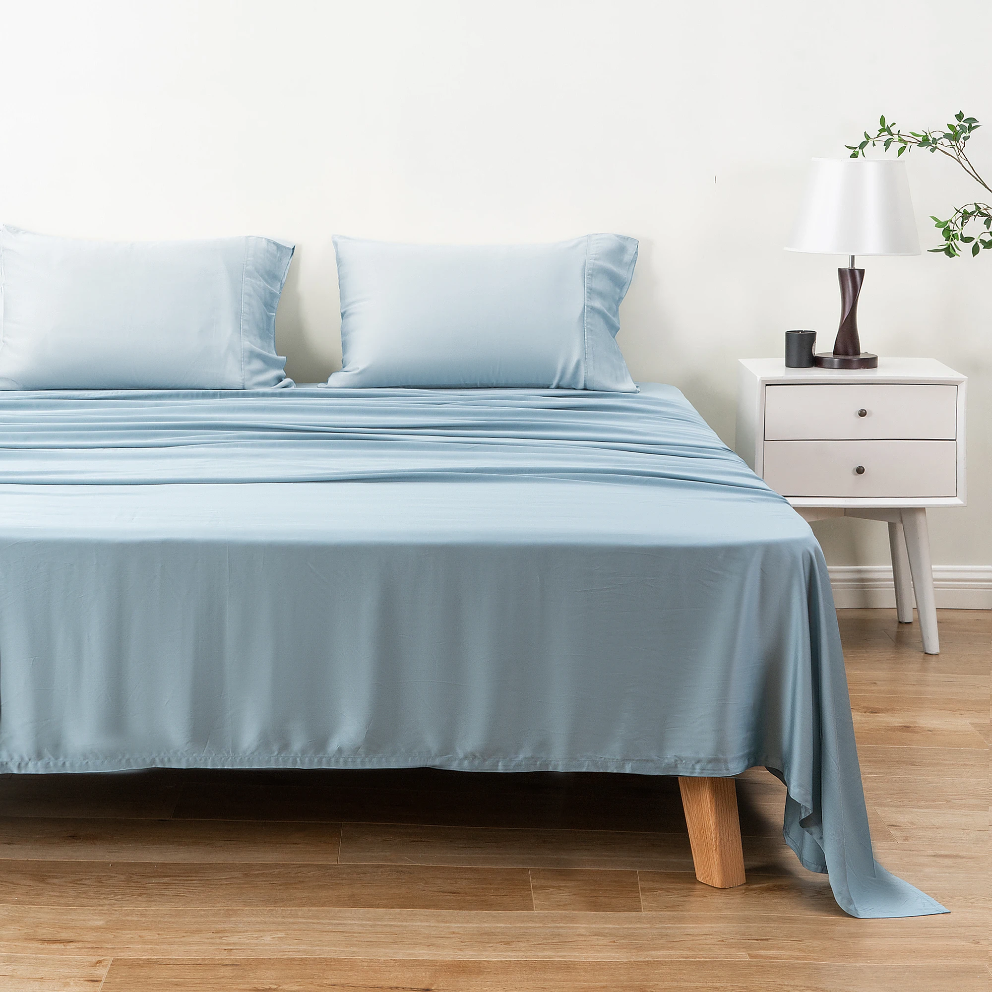 100% Organic Bamboo Viscose 400 Thread Count Percale Bamboo Rayon Sheets 100%Bamboo Comforter sets Bedding Luxury Lyocell Sheets