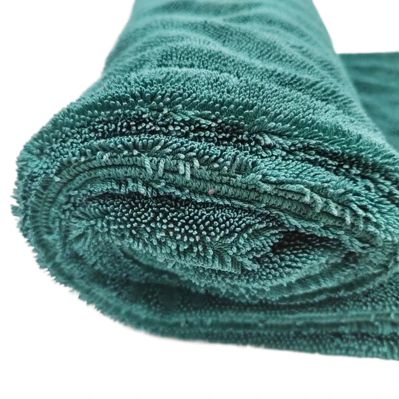 Ultra Soft Big Size 60x90cm 60x80cm 600gsm 700gsm 1200gsm 1400gsm Twist Loop Micro fiber Car Glasses Cleaning Towel