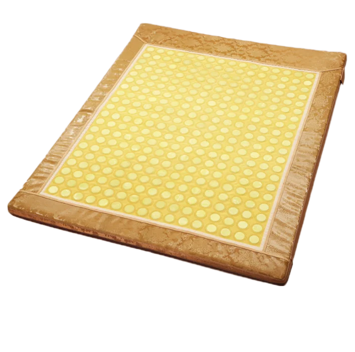 customization tourmaline jade amethyst stones heating therapy mattress