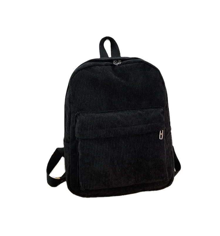 
2021 new low price high quality casual hiking mochila high capcity all match corduroy backpack 