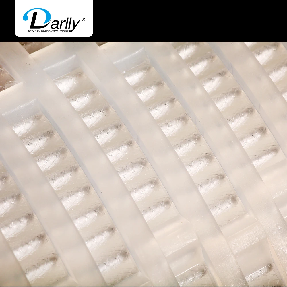High area pleated 40' 0.5/1/5/10 um High Flow Pleated Filter Cartridge replacement cartridge filter for desalination