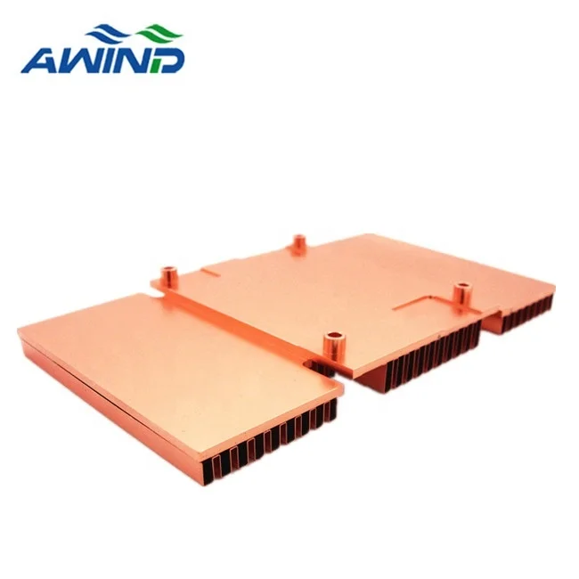 High Power 300watt 500w Shenzhen Pure Copper Heatsink Plate Flexible Folded Fin Heat Sink for LED Strip Light 300mm