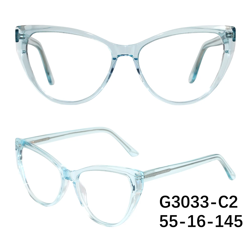 G3033 недорогие очки унисекс в полной оправе кошачий глаз из ацетата