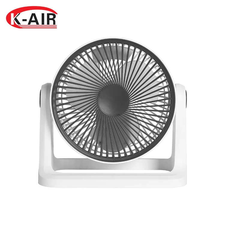 Hot Selling Outdoor Portable Rechargeable Camping Fan 3 Wind Speed Copper Motor DC 5V USB Desk Fan