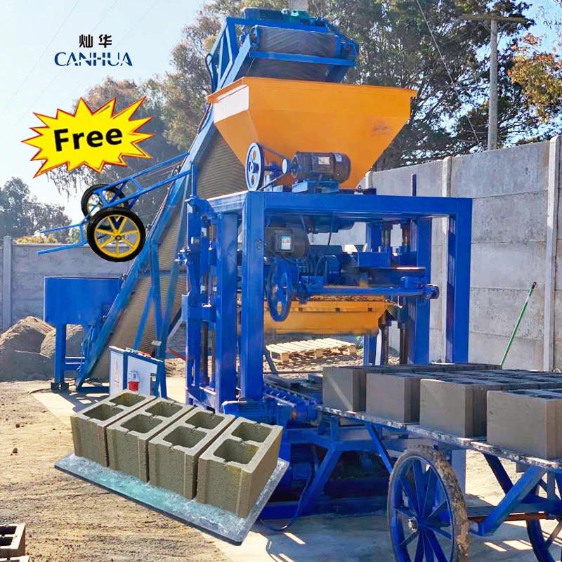 QT4-24 Small Block Making Machine Cement Maquina De