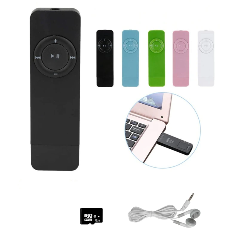 Новый MP3-аудиоплеер с USB-портом для карты памяти 8 Гб Walkman sports running MP3
