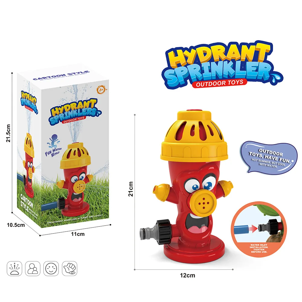 2024 New Outdoor Garden hydrant Water Spray Sport Toys For Kids Children Garden water sprinkler toy