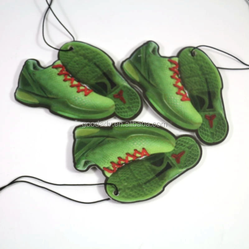 Customized Size and Eco-friendly cotton paper Material hanging car air freshener