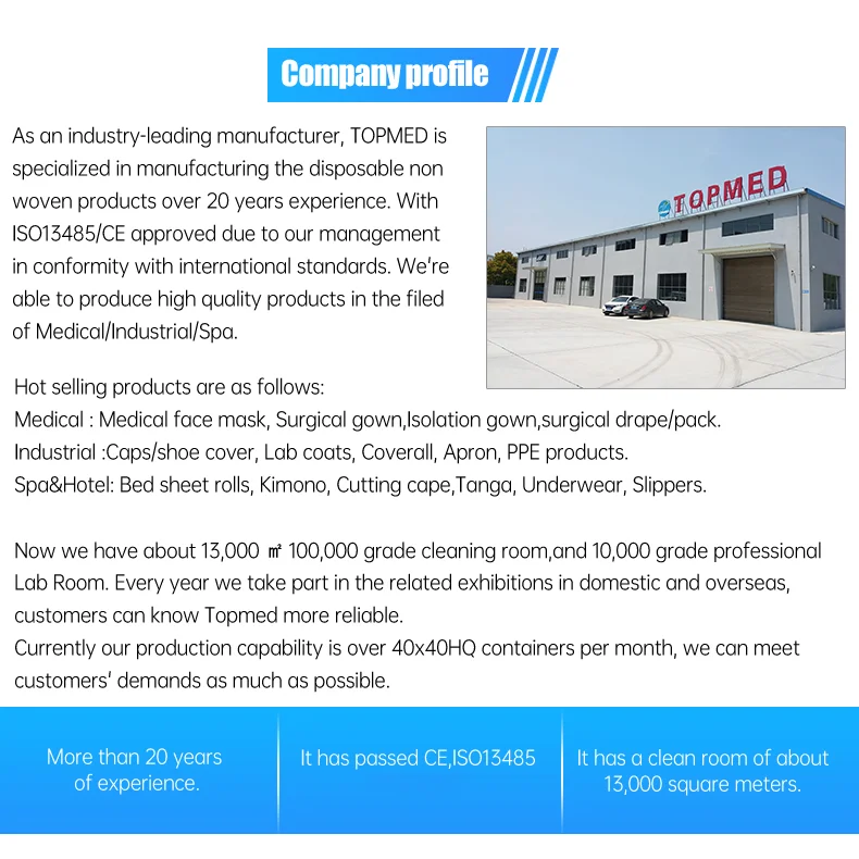 Disposable Over sleeve Disposable Blue Nonwoven Polyethylene Arm Sleeve Cover With Elastic Cuff