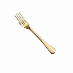 Wholesale restaurant 4pcs gold cutlery dinner spoons forks and knife stainless steel cutlery for wedding