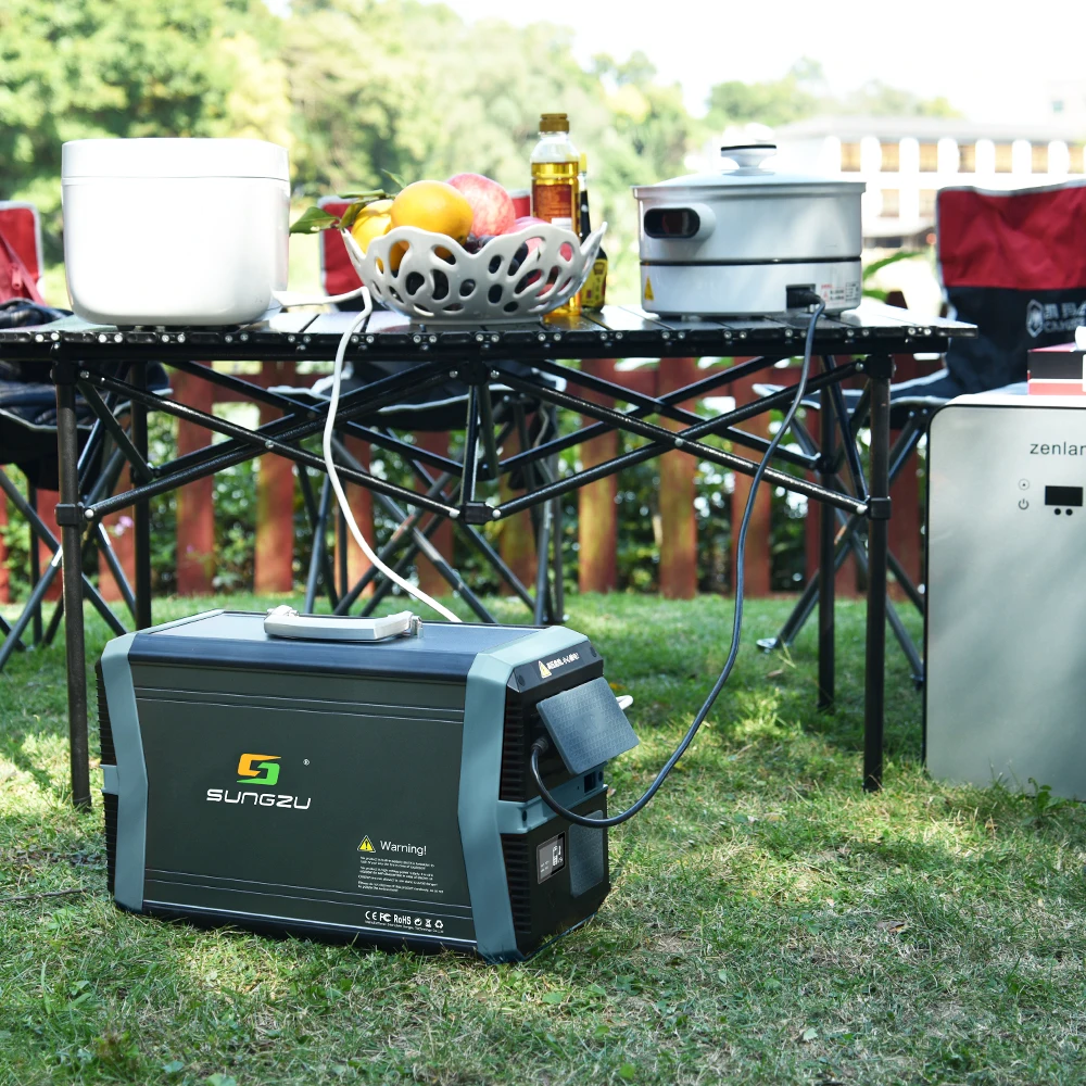 Sungzu Top Quality Power Station 1500W  Reliable Solar Generator 417600mAh Universal  Residential Outdoor Solar Power  Charger