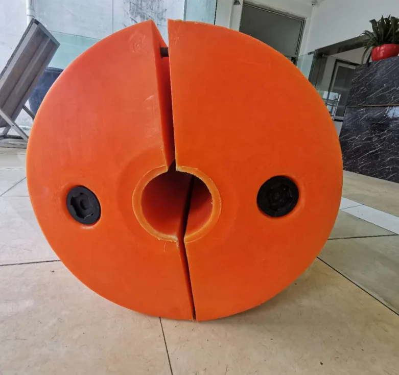 Custom size high quality plastic Rotational mold LLDPE HDPE Material with PU foam anti-UV  Marine water floating buoy