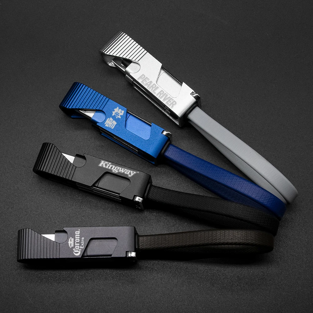 Giveaway Gifts Bottle Opener Keyholder with 4-in-1 Charging Cable, Multi Charging Cable with Mobile Phone Stand