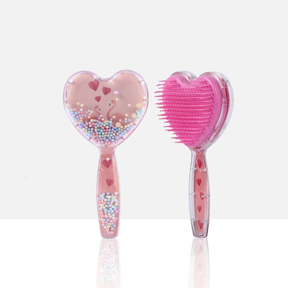 Custom Massage Scalp Hairdressing Cushion Comb Massage Smooth Heart-shaped Hair Comb Bristle Massage Air Cushion